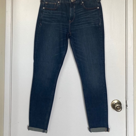 Express Cropped Legging Mid Rise Jeans / Size 8 - Picture 2 of 8
